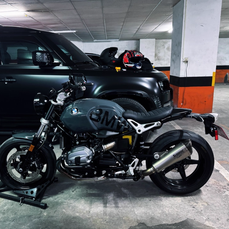 Rövid nyereg + BMW R kilenc nyeregborítás