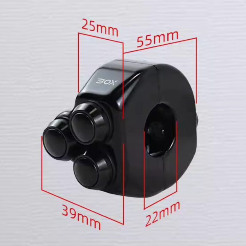 Commande 4 boutons silver