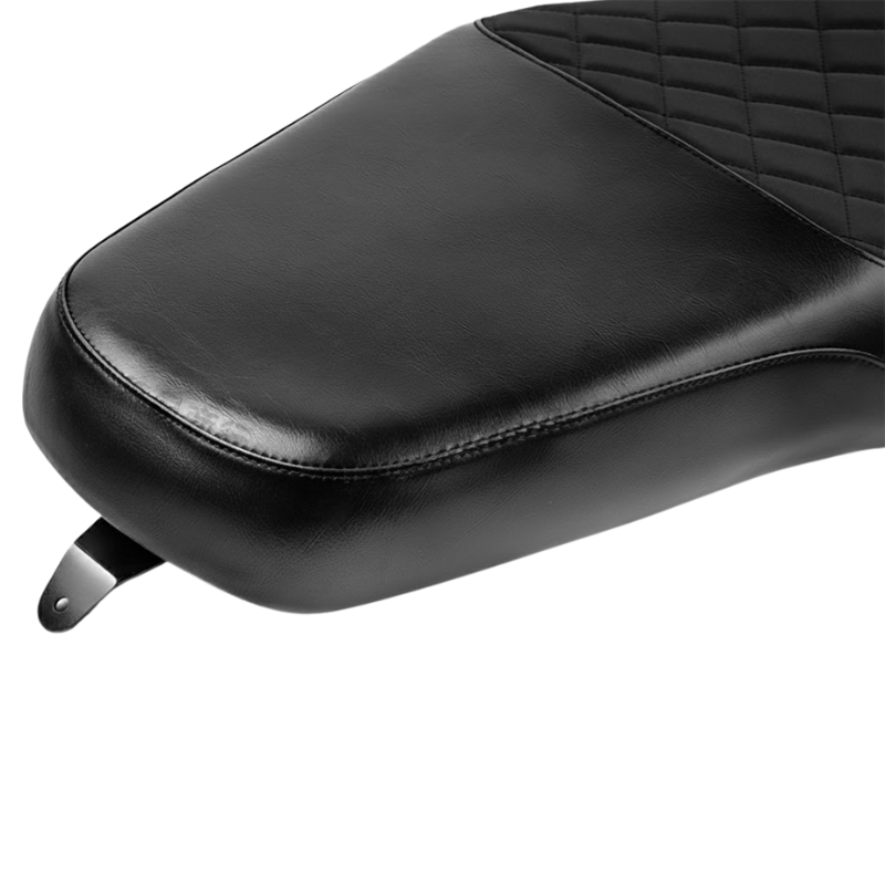 Selle abaissée noire à surpiqûres losange pour Honda GB350 / CB350 – Confort & Style