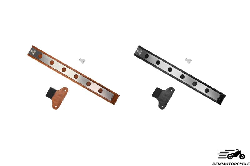 Bande cuir habillage protection réservoir Triumph T100 T120 Bobber
