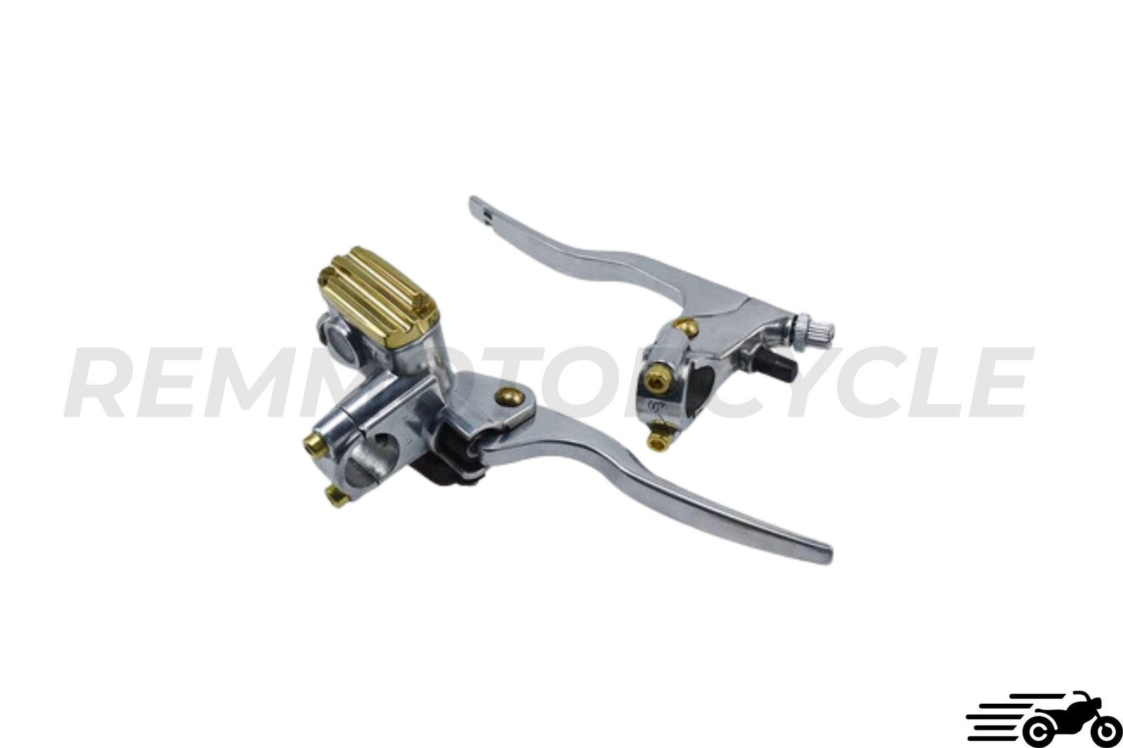 Motorcycle brake lever and Polished motorcycle and brass clutch lever 22 or 25 mm New versions