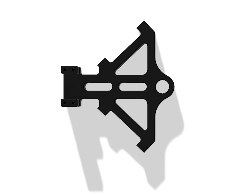 Rear brake bracket for HD Sportster 100mm dual radial caliper