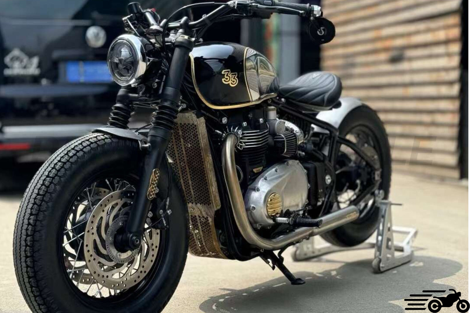 Scarico corto Triumph Bobber 1200