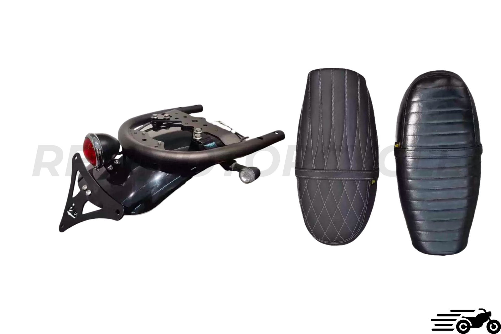 Saddle Kit + Loop + Lampu Belakang + Sokongan Plat Brixton Cromwell 1200