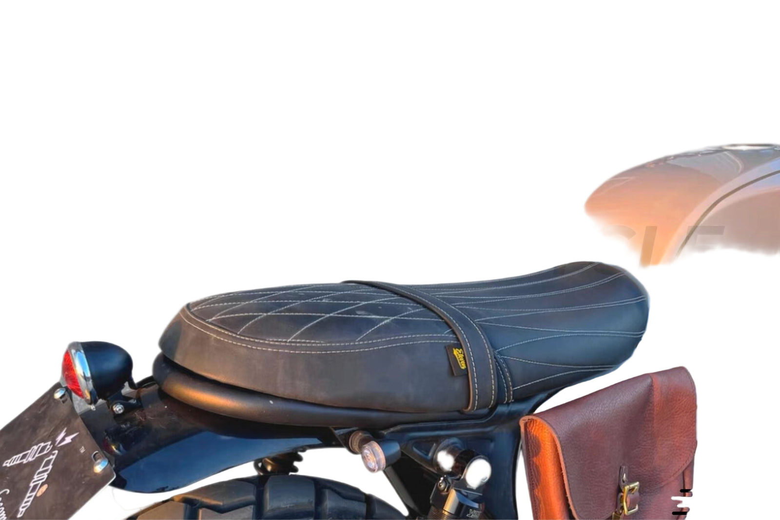 Saddle Kit + Loop + Lampu Belakang + Sokongan Plat Brixton Cromwell 1200