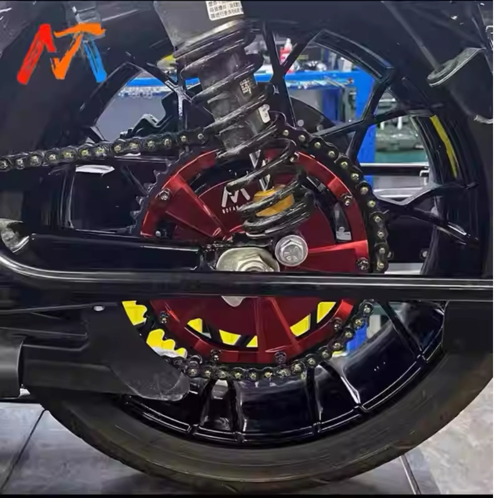 Aluminum chain conversion kit Harley Touring 09-22