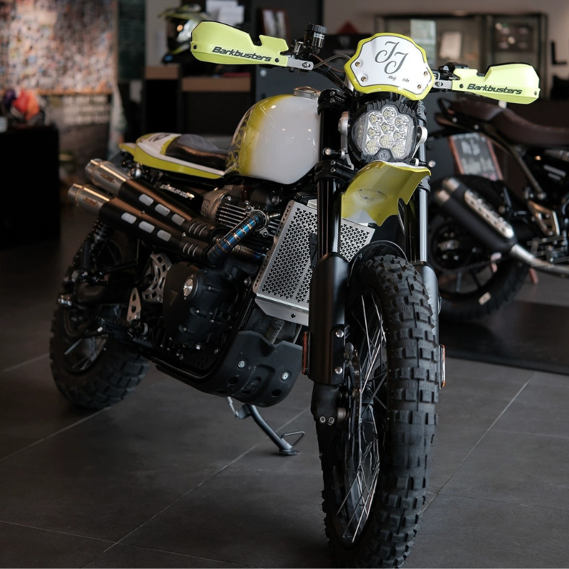 Phare LED Baja 7″ ultra-lumineux pour Triumph Scrambler 1200