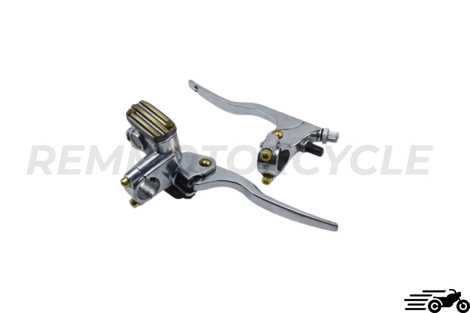 Motorcycle brake lever and Polished motorcycle and brass clutch lever 22 or 25 mm New versions