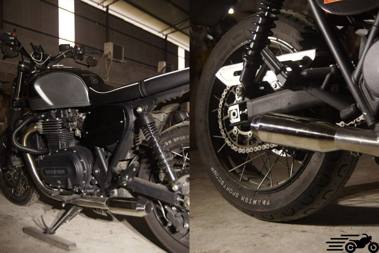 Paire silencieux court Brixton Cromwell