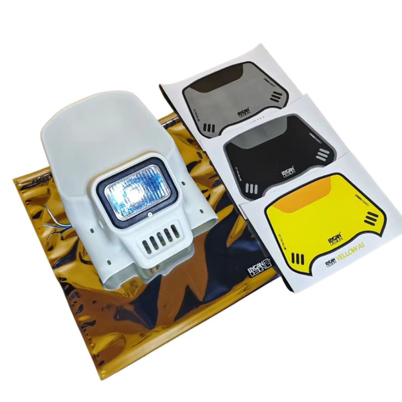 Plaque phare Retro Enduro