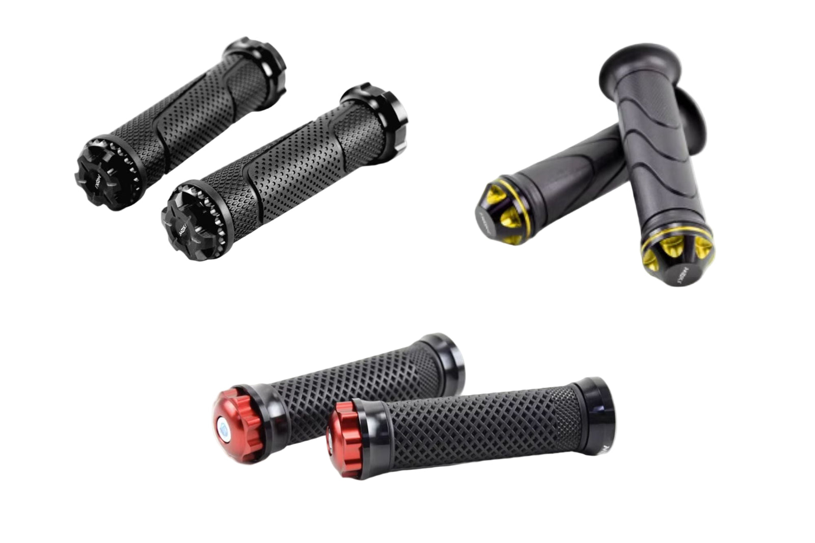 Motorcycle handles aluminum tip