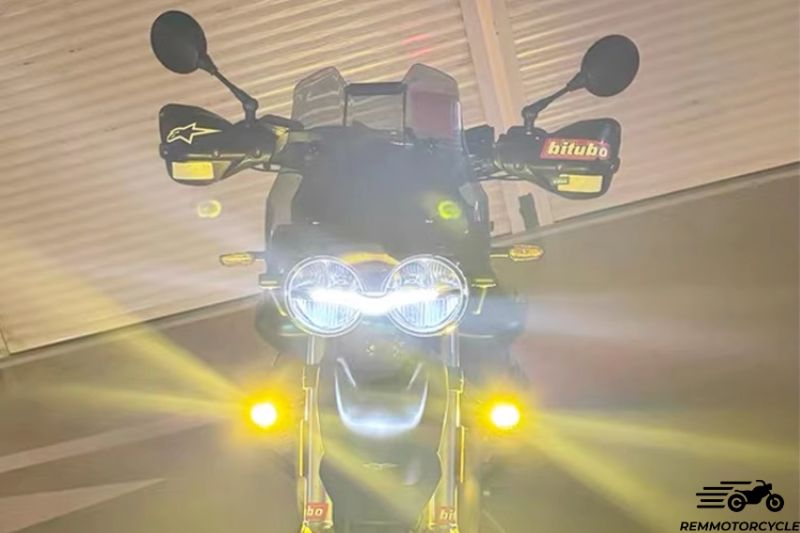 Rétroviseurs moto réglables pliable anti-chute 360°