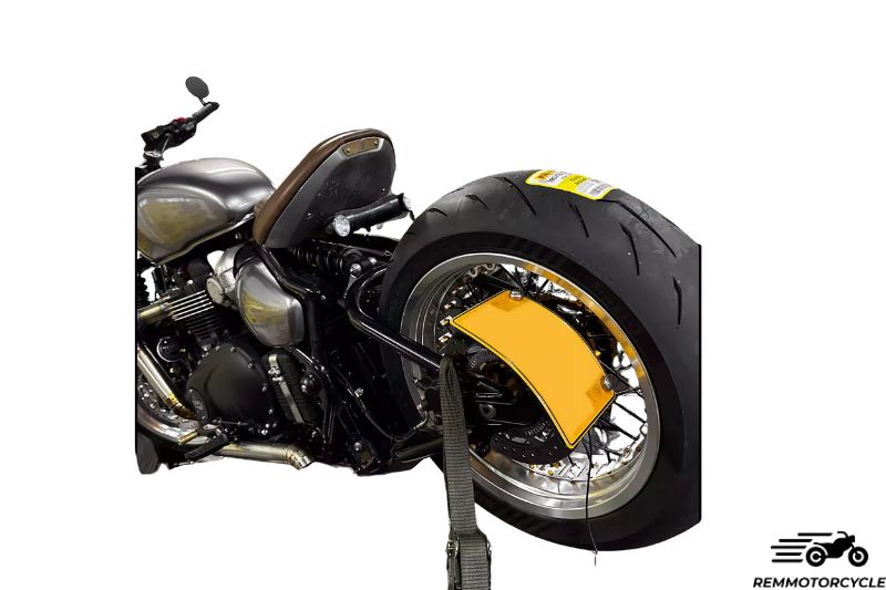 Support de plaque latérale CNC Triumph Bobber