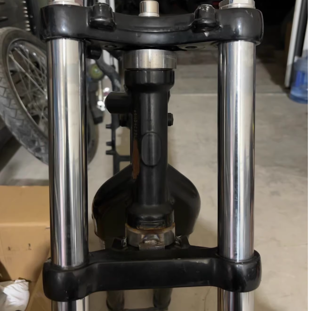 Universal Triple Tree with +3° Rake for Harley Sportster Models