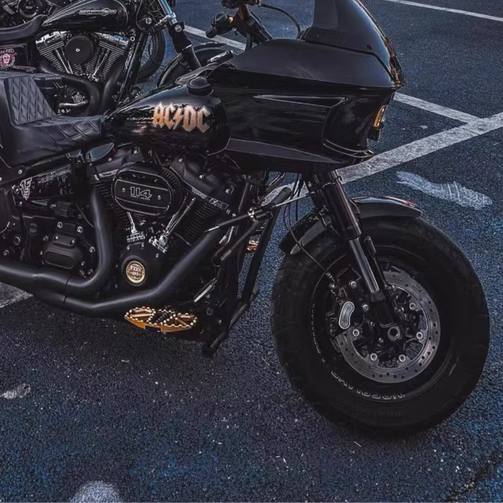 Titanium Steering Damper Kit for Harley Low Rider S ST & Fat Bob