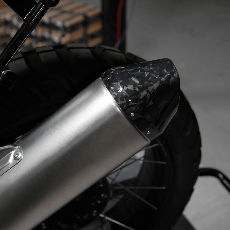 Cache d’embout d’échappement carbone – BMW R12GS