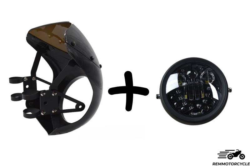 Kit de café Racer - Burbuja con soporte + Lighthouse