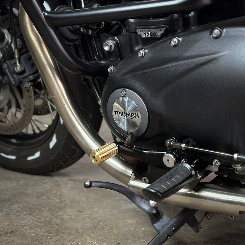 Brass shifter tip for Triumph Classics