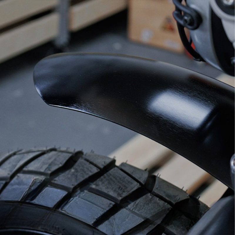 Garde-boue avant aluminium (haut + bas) - Triumph Street Scrambler 900