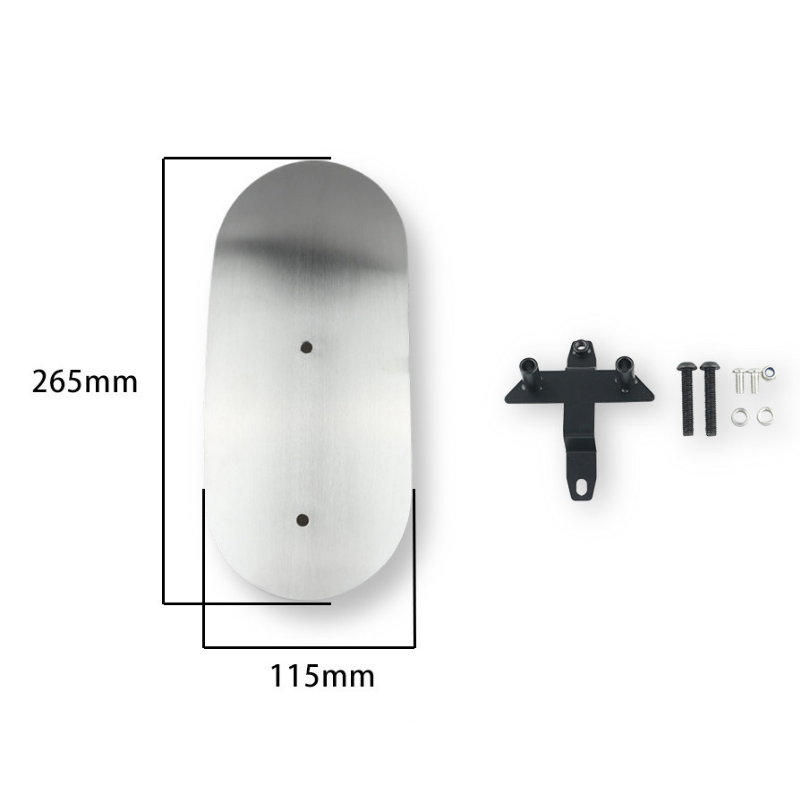 Garde-boue avant aluminium (haut + bas) - Triumph Street Scrambler 900