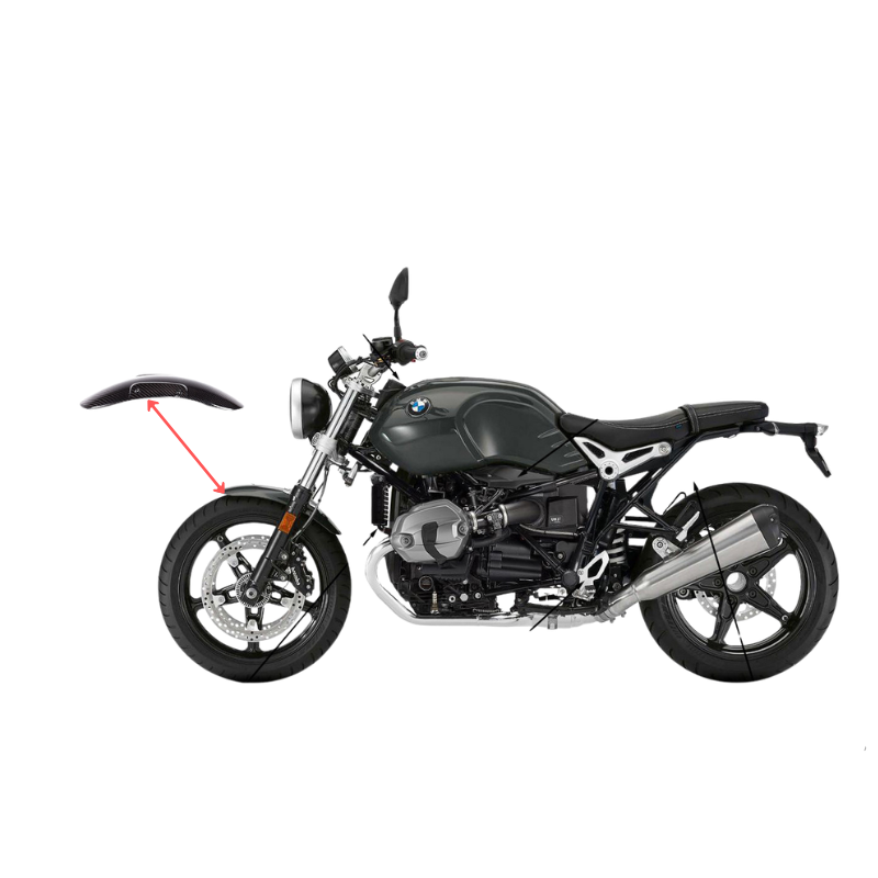 Garde-boue avant carbone BMW R nineT / R12