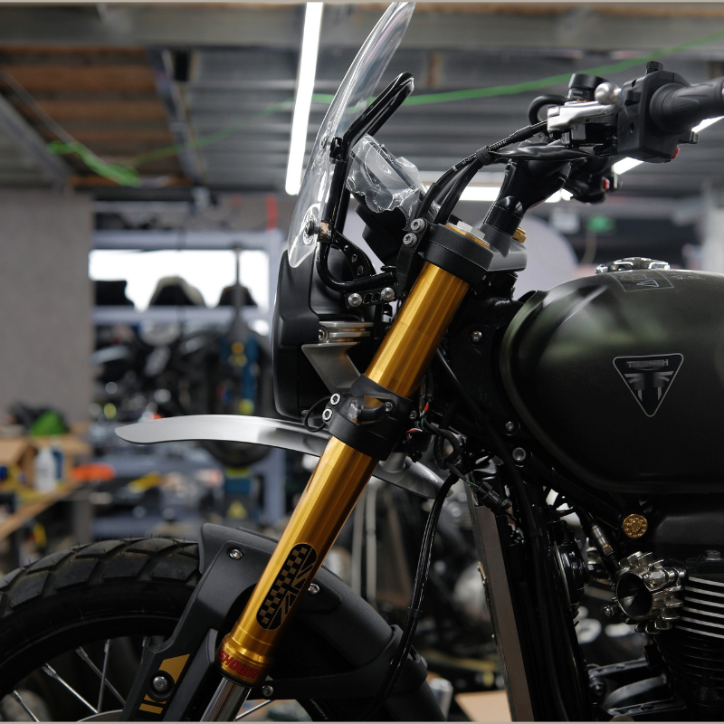 Garde-boue haut + secondaire ABS pour Street Scrambler 900 2026