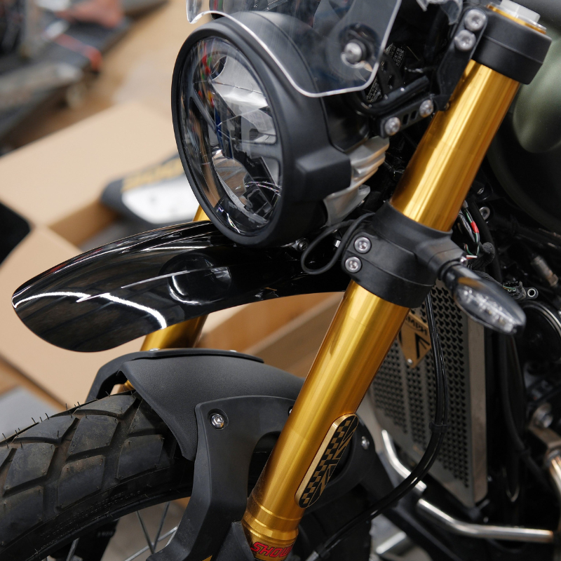 Garde-boue haut + sous-garde Triumph Scrambler 900