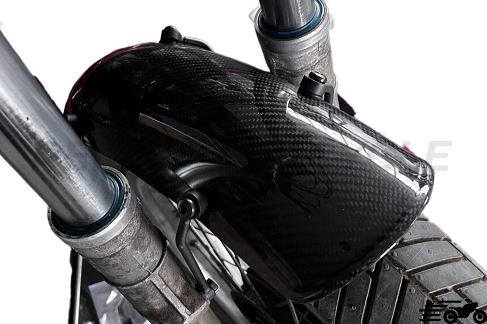 BMW R45 R65 R80 R90 R100 Karbon Depan Mudguard