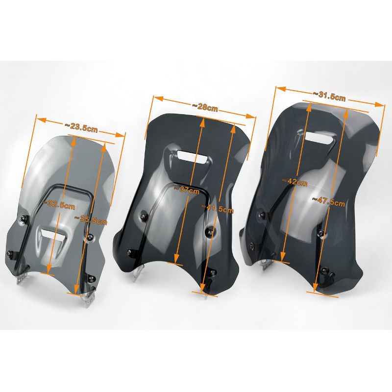 Pare-brise expédition + supports – Triumph Scrambler 1200 X/XC/XE