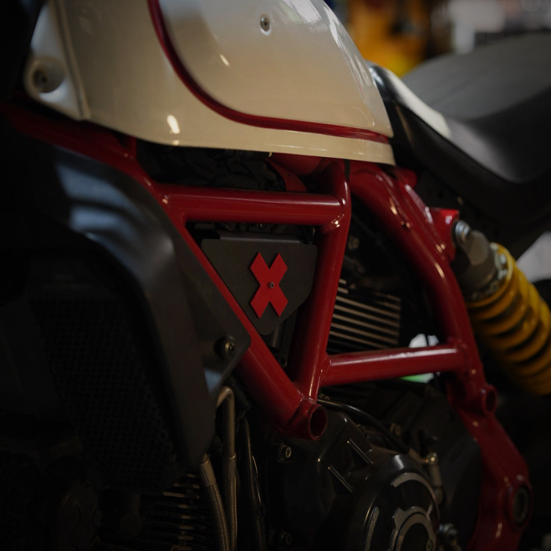 Plaques de cadre Ducati Scrambler 800/400 – Paire