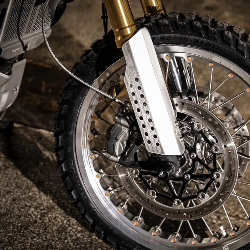 Protections de fourche aluminium TRIUMPH Scrambler 1200