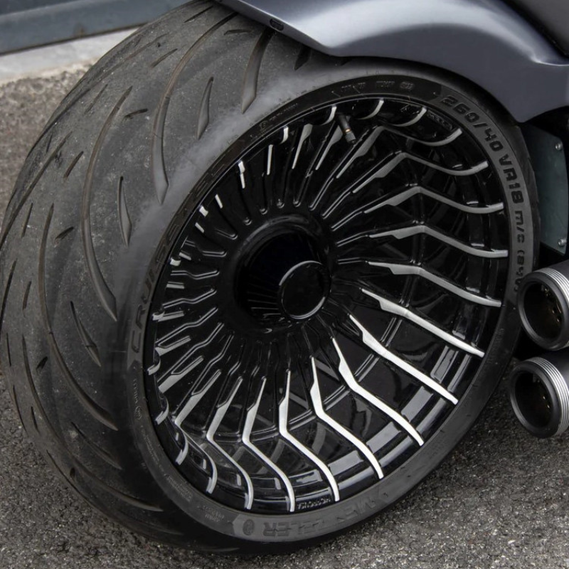 Roues custom 18/21 pouces – Finition noire