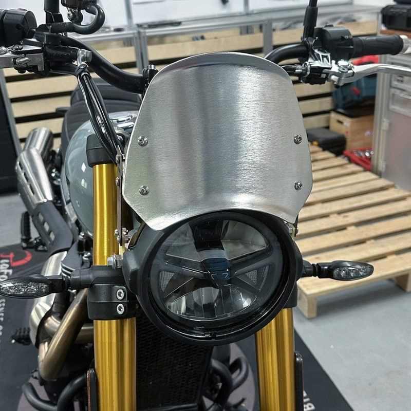 Saute-vent aluminium - Triumph Scrambler 900 / Speed Twin 900