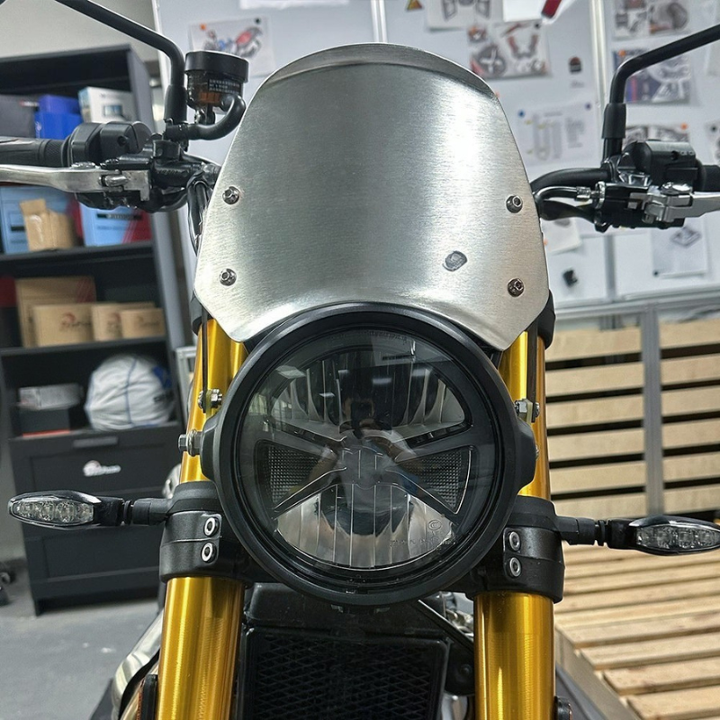 Saute-vent aluminium - Triumph Scrambler 900 / Speed Twin 900