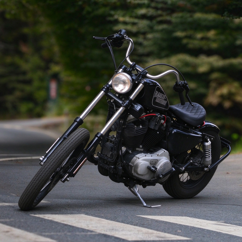 Selle conducteur + kit passager 3‑en‑1 — Harley-Davidson Sportster