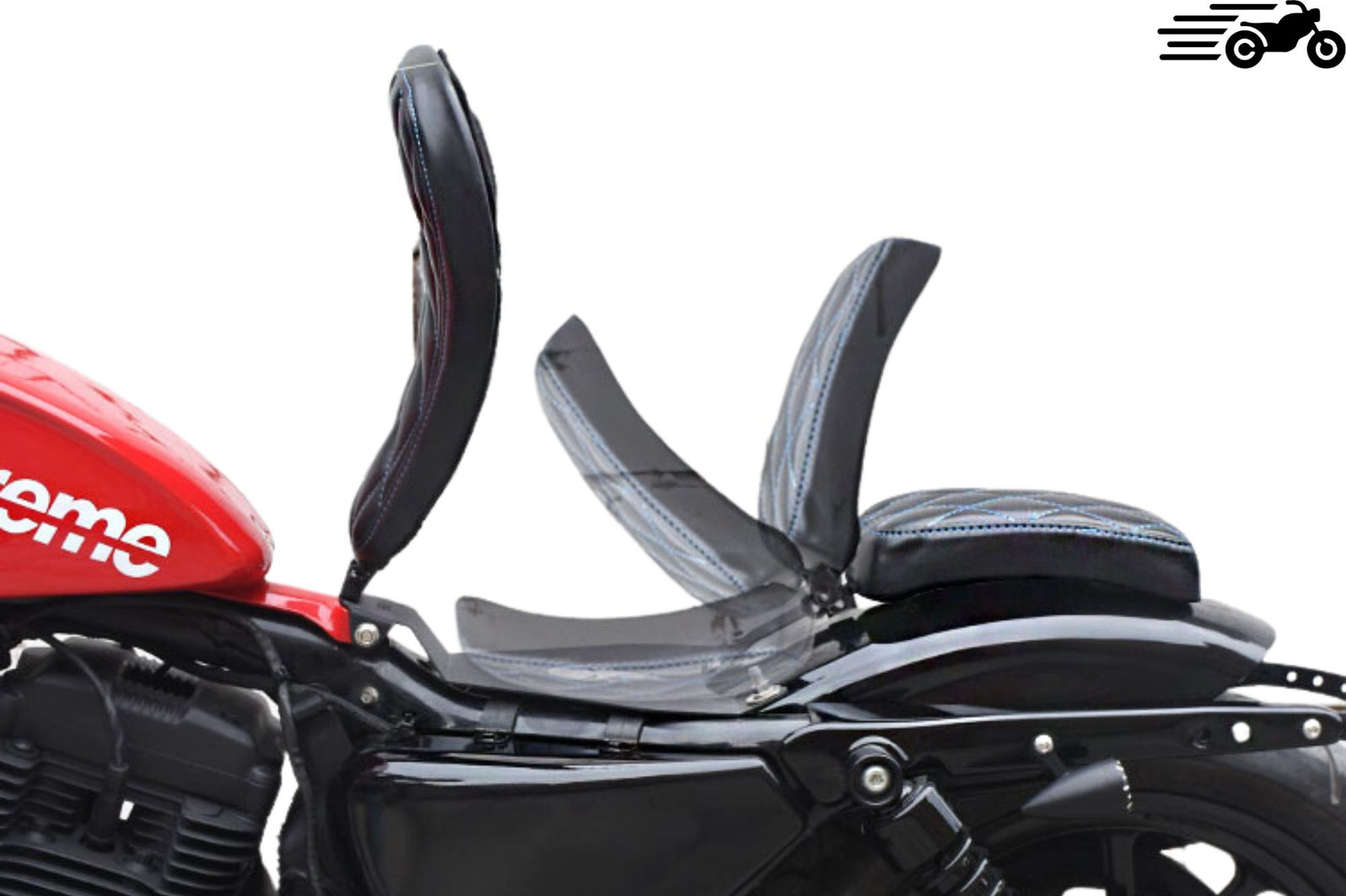Solo Sportster Biplace saddle