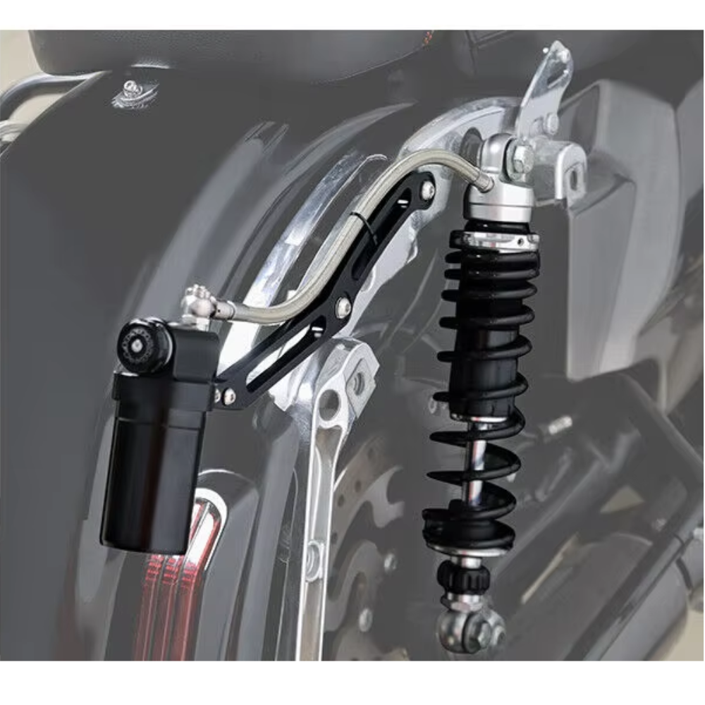 Harley Touring 2014+ rear shocks with reservoir