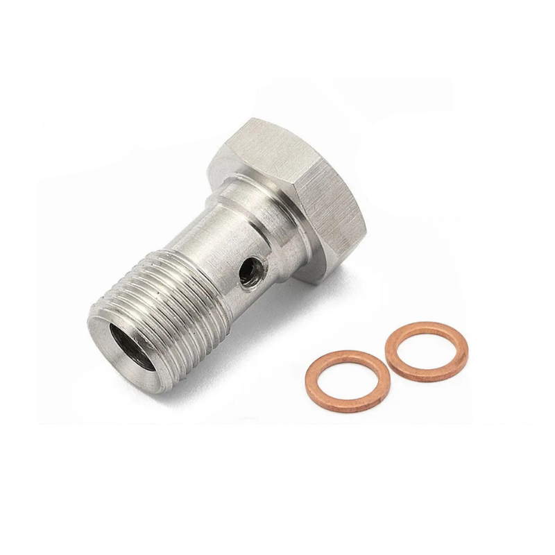 Vis banjo inox hydraulique M10/M12 & 7/16-20