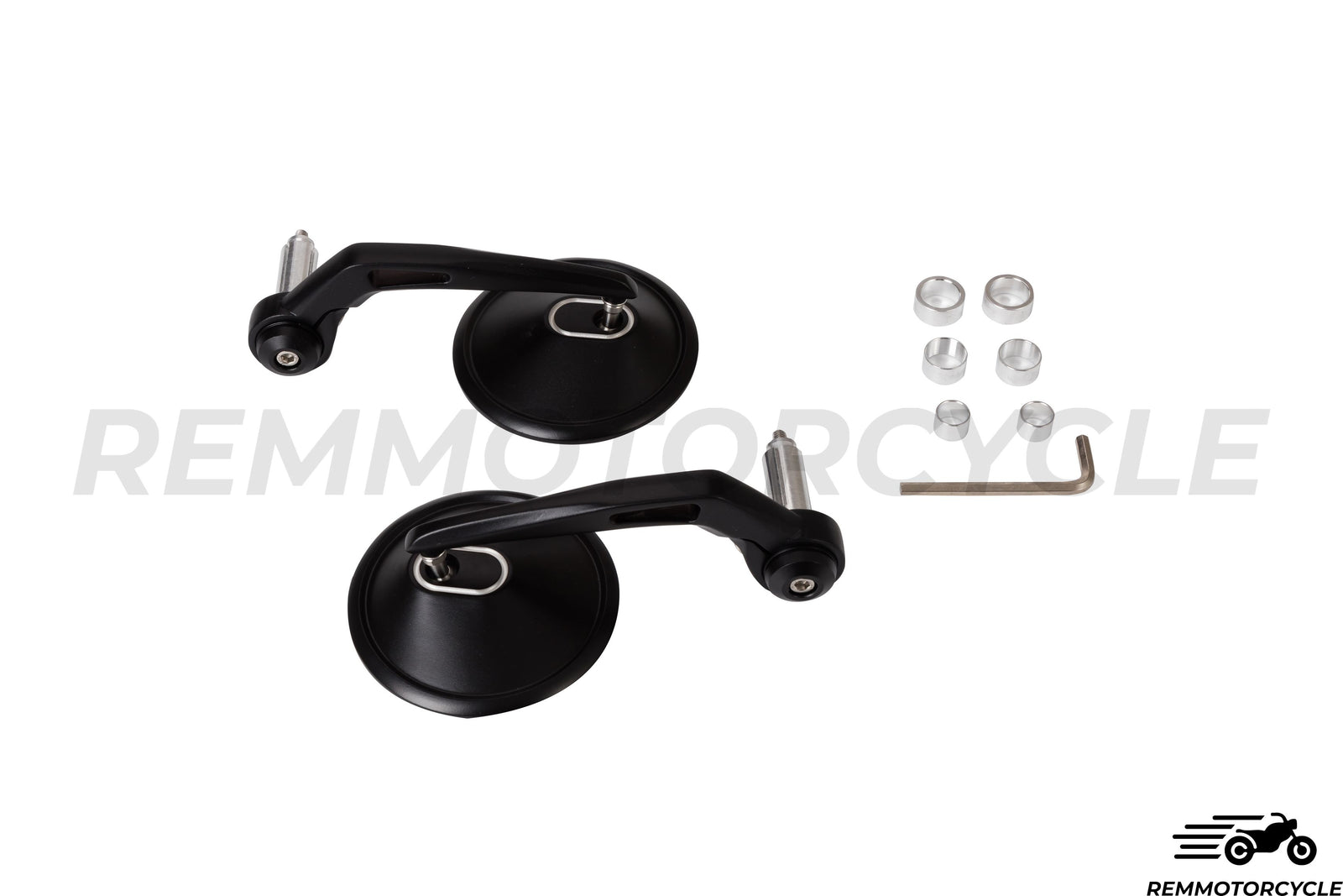 Specchietti Omologati ALLUMINIO CNC Estremità del Manubrio R34