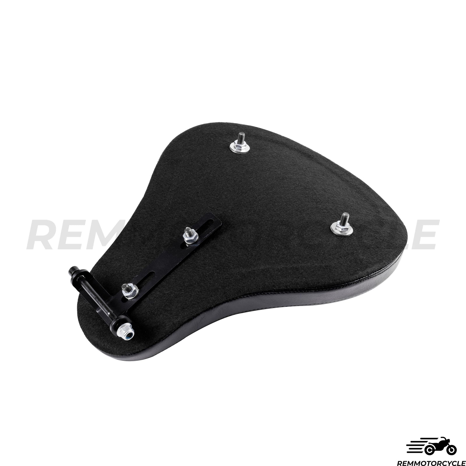 Sella Solo Nero Pelle Bobber Chopper Con Supporto Sportster 883 1200 x48