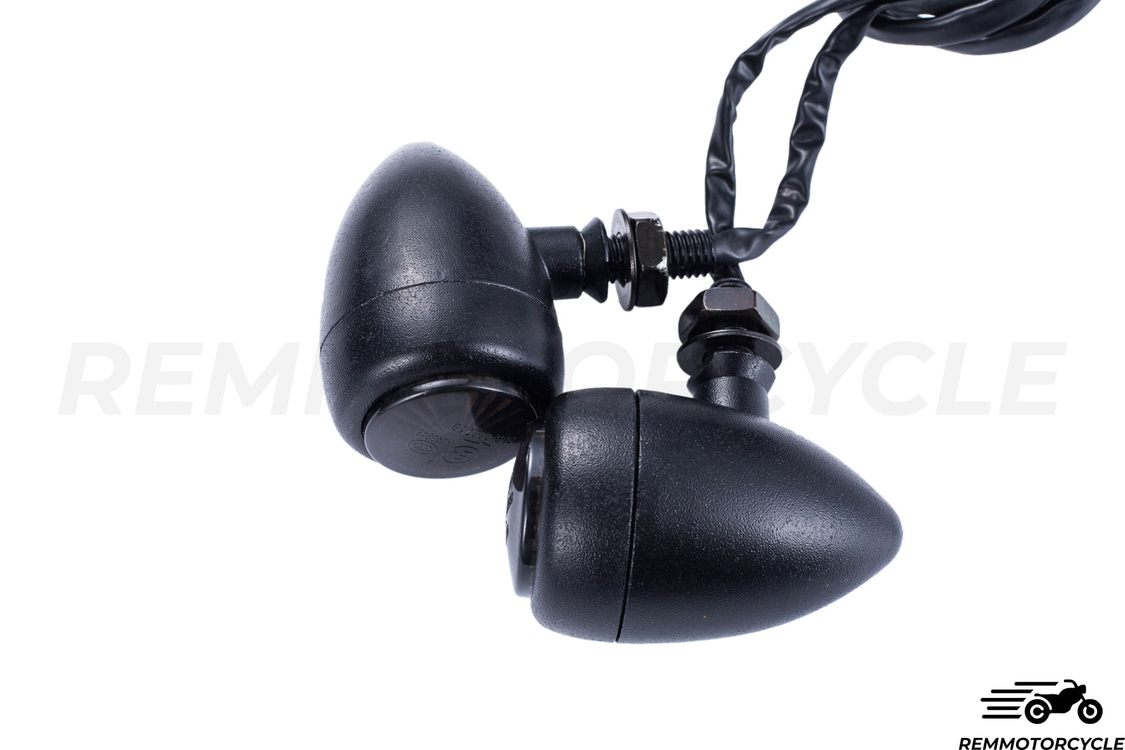 Sepasang petunjuk LED hitam penuh