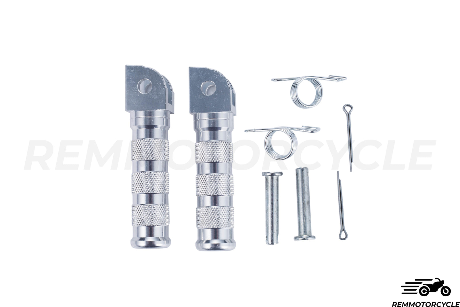 Reposes pieds CNC Aluminium Chrome