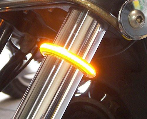 Paire de Clignotants LED pour Fourche 39 à 58 mm - REMMOTORCYCLE