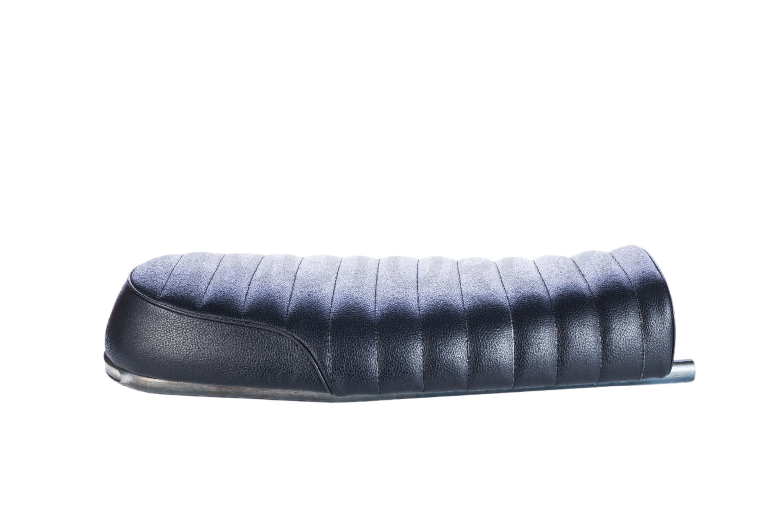 Black motorcycle saddle + long flat loop + integrated led band