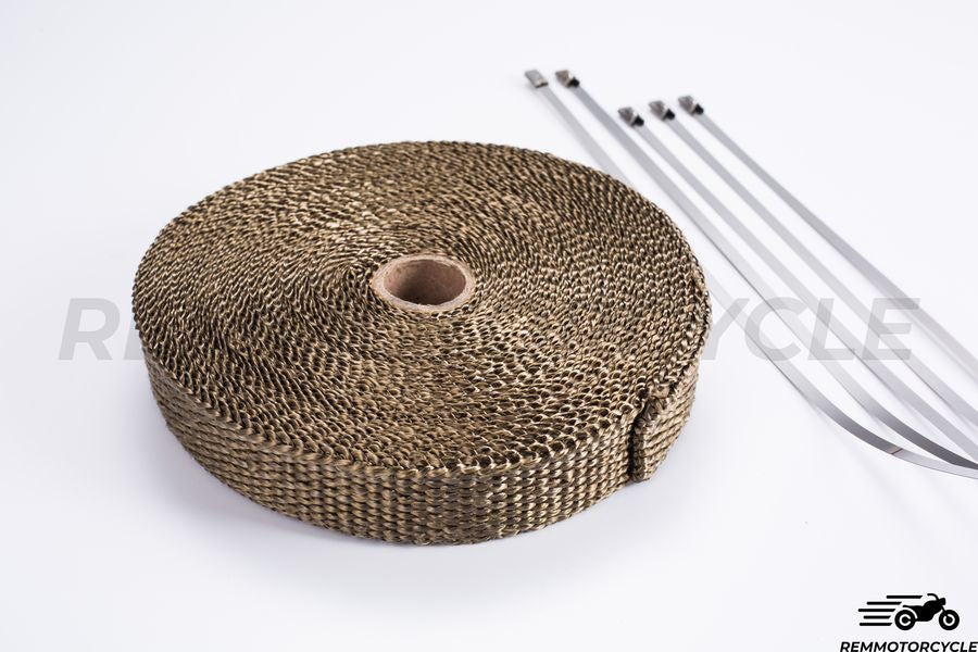 protection echappement moto Titanium