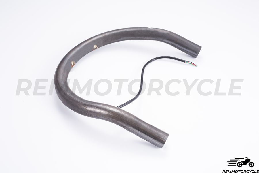 Gancu belakang motosikal dengan LED rata yang dipasang atau dia dibangkitkan. 22 mm