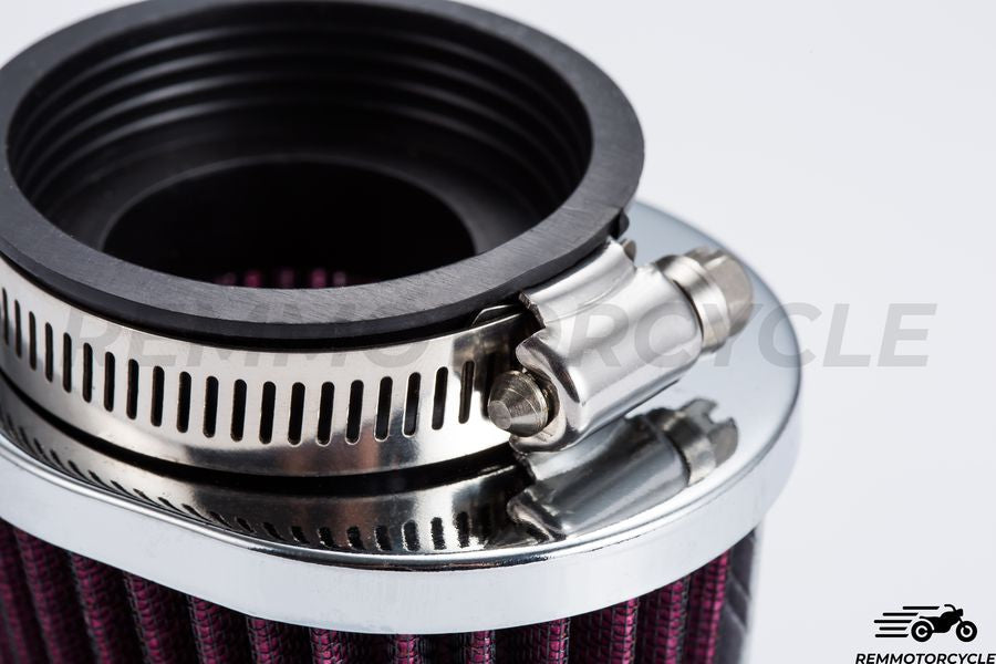 Filtro dell'Aria Cromato Ovale Rosso