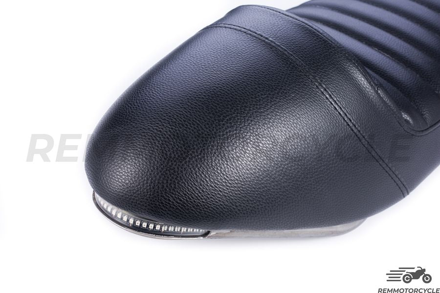 Selle Racing 2 con fibbia a fascia LED Nero