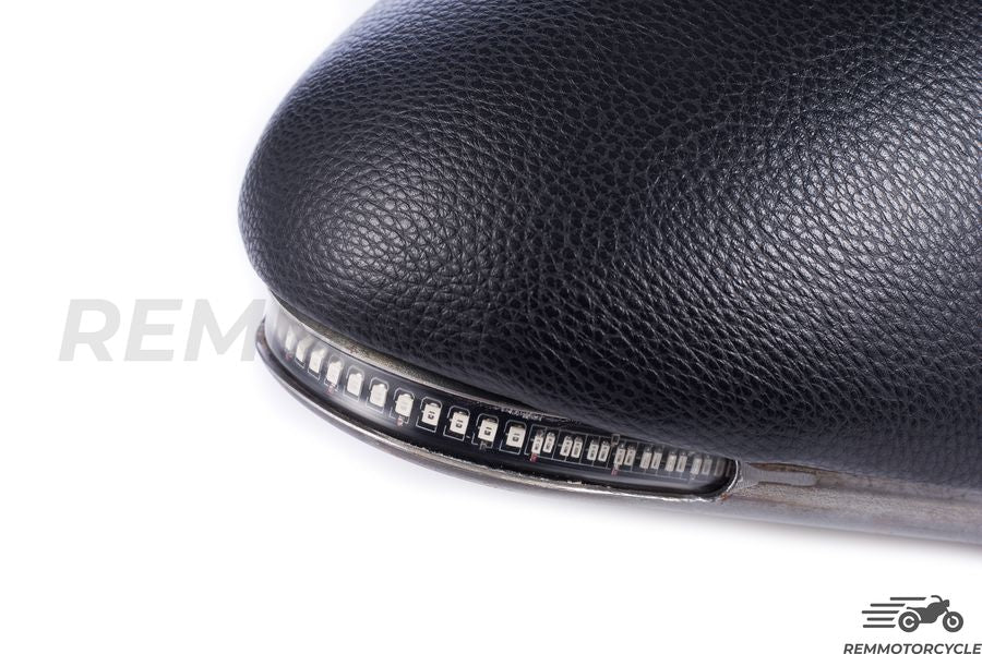 Selle Racing 2 con fibbia a fascia LED Nero