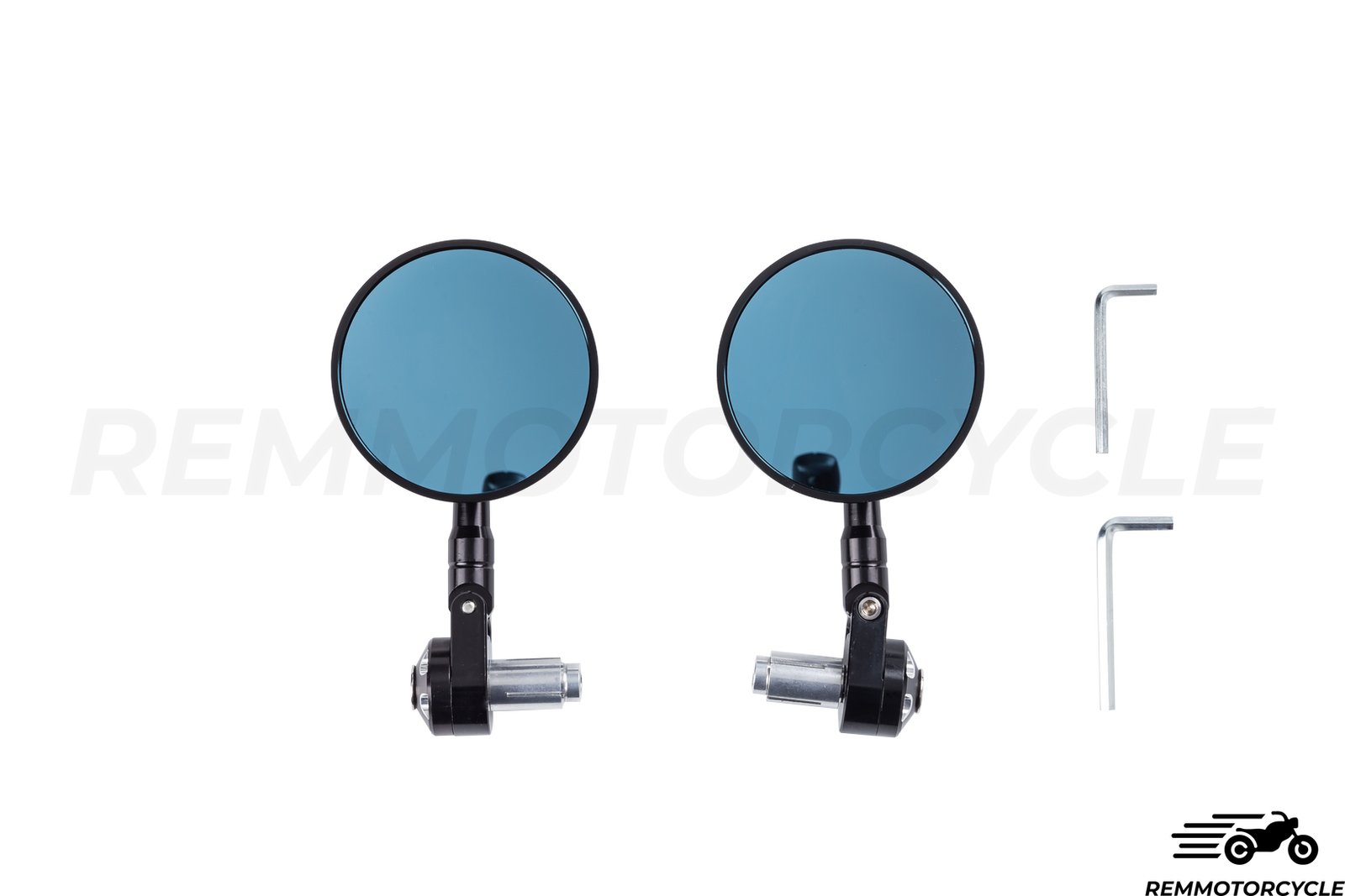 Specchietto Retrovisore Terminale Manubrio Superiore 22MM